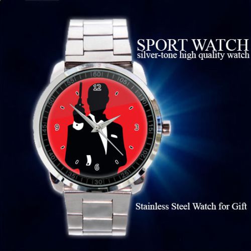 James Bond Logo 007 Quality Sport Metal Watch