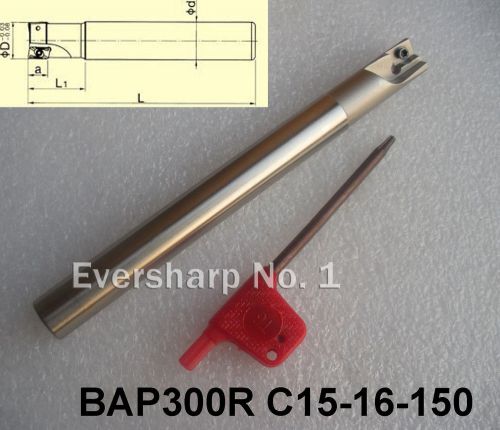 Lot 1pcs BAP300R C15-16-150 Indexable End Mill Holder Dia 16mm Length 150mm