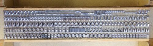 Letterpress Metal Type 18pt. Peignot Light Cap/Lc Font Vintage Letterpress Type