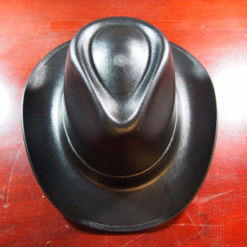 Vulcan cowboy hard hat, black, 6 ratchet, vcb200-06, universal size, new (iq3) for sale