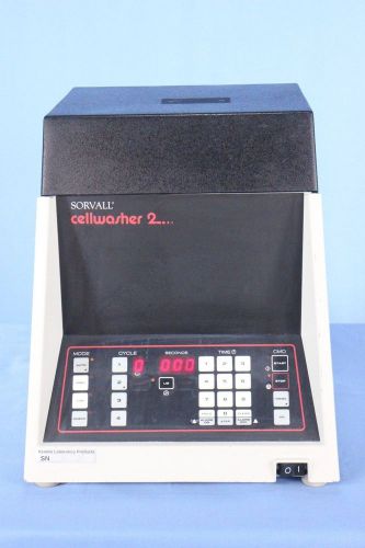 Sorvall Cellwasher 2 Cell Washer Centrifuge with Rotor and Warranty