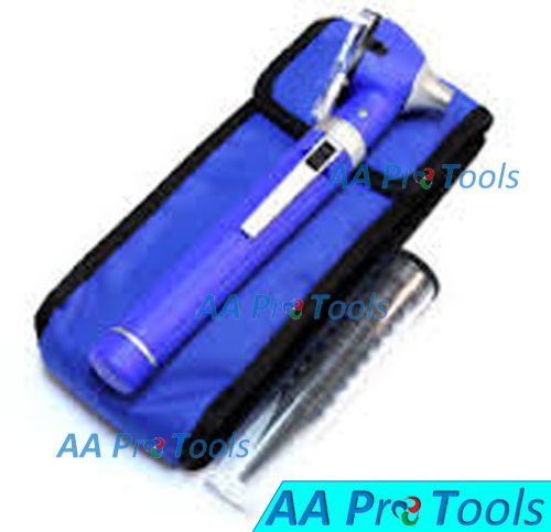 AA Pro: Fiber Optic Mini Otoscope Blue Color (Diagnostic Set)