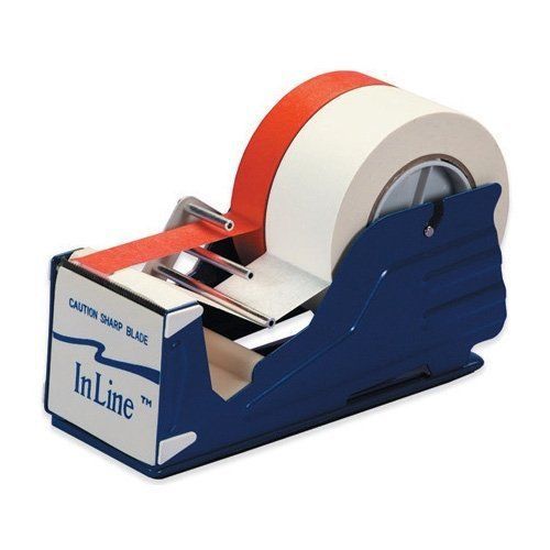 Aviditi sl7336 steel multi roll table top tape dispenser, 3&#034; tape diameter, blue for sale
