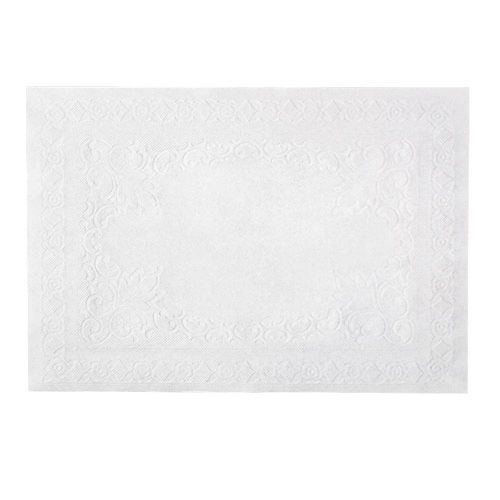Royal White 10&#039; x 14&#034; Embossed Disposable Placemats, Package of 1,000, W1014