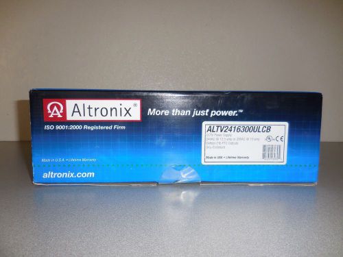 Altronix altv2416300ulcb cctv power supply 16ptc 24vac @ 12.5a for sale