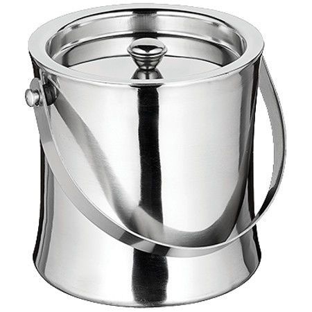 Winco ICB-60, 60-Ounce Stainless Steel Double-Wall Ice Bucket