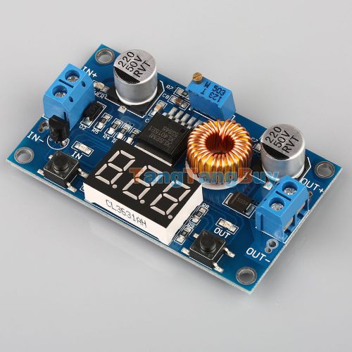 5A Adjustable Power CC/CV Step-down Charge Module LED Driver With red Voltmeter