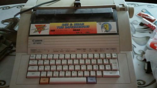 CANON QT 1200 TYPEWRITER/WORD PROCESSOR