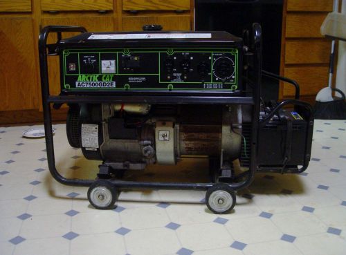 Arctic cat ac7500gd2e generator /suzuki powered/14 horse/electric start/nice for sale