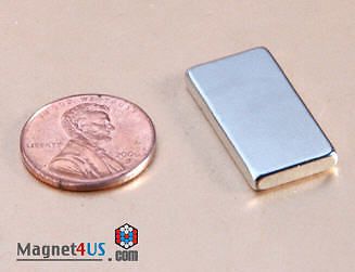 60 pcs Super Strong neodymium rare earth magnet 1&#034;x1/2&#034;x1/16&#034;thick NdFeB block