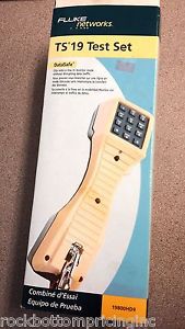 Fluke Networks 19800HD9 TS19 Telephone Test Set with Angled Bed-of-Nails Clips