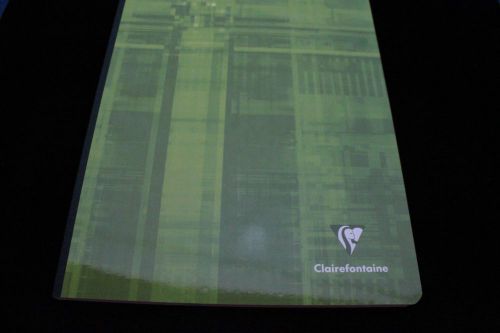 Clairefontaine Clothbound Notebook  8.25&#034; X 11.34&#034; Graph Green
