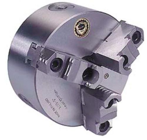 Bison 8 inch two piece hard reversible jaws self-centering lathe chuck for sale
