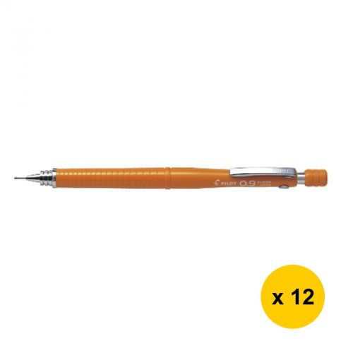 Genuine pilot h-329 0.9mm mechanical pencil (12pcs) - orange free ship for sale
