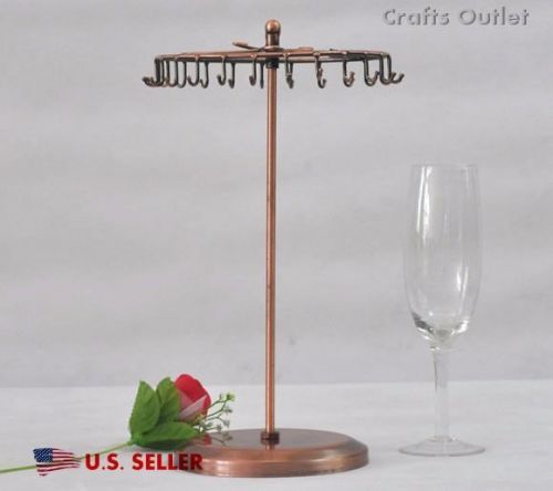NEW Rotating Necklace Bracelet Display Stand Jewelry Display Stand 23 Hooks USA