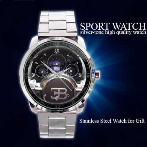Bugatti Veyron Super Sport Steering Wheel Speedometer Sport Metal Watch