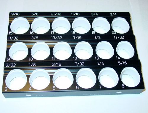 Er32 metric collet rack, w/size labels!, organizer set holder tray stand #3cbt3 for sale