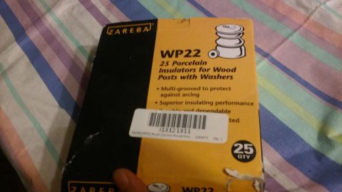 Zareba Multi-Groove Wood Post Ceramic Insulator, No. WP22,  by Woodstream Corp