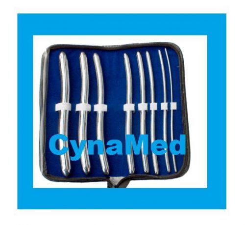 8 hegar dilator sounds set 7.5&#034;gyno surgical instruments    german stainless for sale