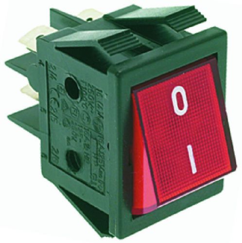 ASTORIA CMA PUSH-BUTTON BIPOLAR RED 16A 250V