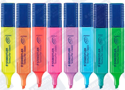 Staedtler 364 textsurfer highlighter 8 color pen set origin germany for sale