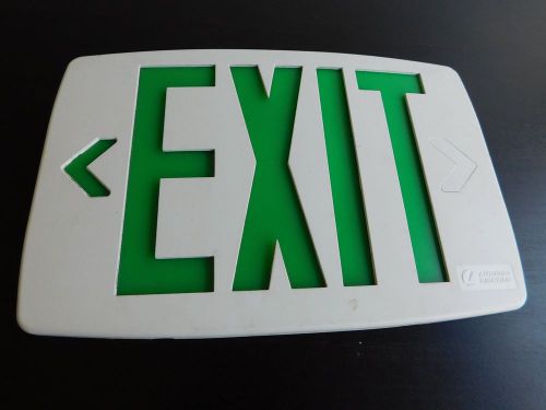 Lithonia Lighting Green EXIT SIGN INSERT Replacement