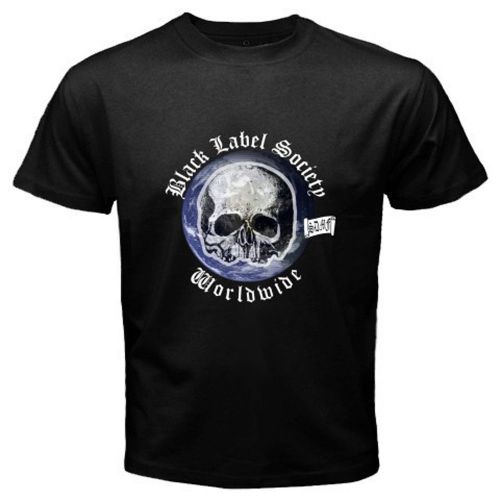 Black Label Society BLS Metal Rock Band Skull Men&#039;s Black T-Shirt Size S to 3XL
