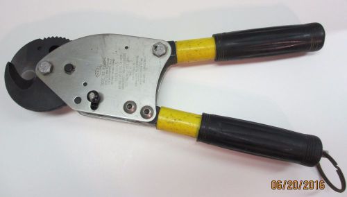 H k porter hkp 6990fs ratchet cable cutter 14&#034; copper, aluminum for sale