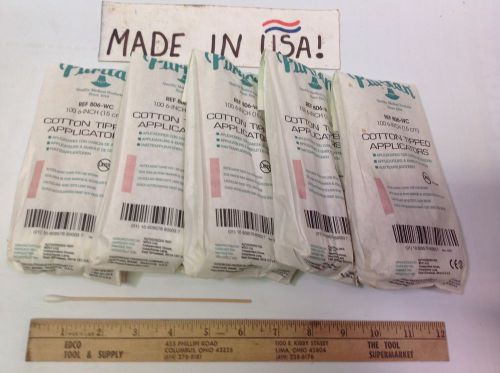500 - Cotton Tipped Applicators 6&#034; Wood Shaft Puritan Brand #806-WC Non-sterile