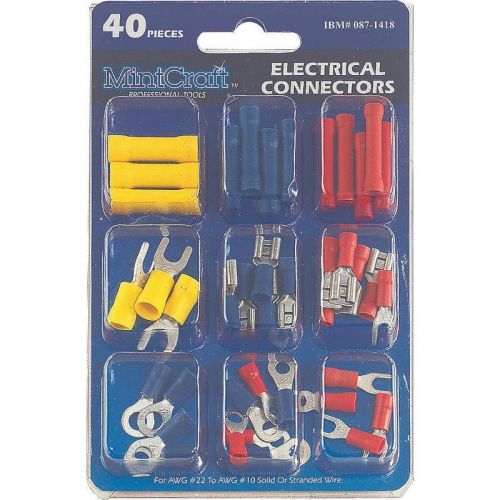 Wire Cap Set, 40 Pieces Mintcraft Wire Connectors CP-403L 045734983304