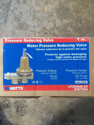Watts 1&#034; lf 25aub-z3 water pressure reducing valve, 1&#034; for sale