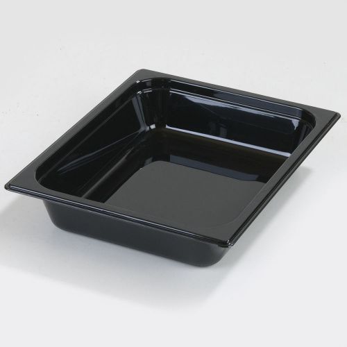 Carlisle Food Service Products Top Notch® 3.6-Qt. Food Pan Black Set of 6