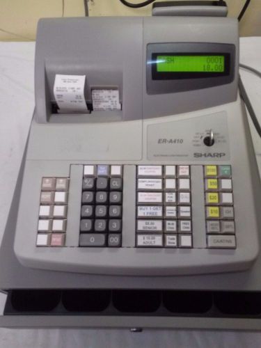 Sharp Electronic Cash Register ER-A410 with Cash Drawer