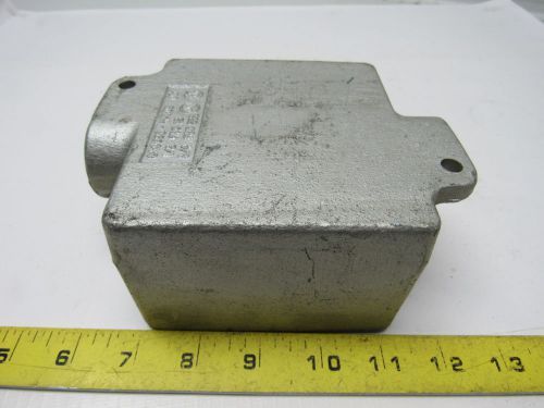 Crouse Hinds 3/4 FDC 222 Condulet Two Gang Device Box 3/4&#034;