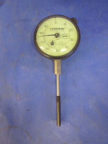 Vintage Federal Miracle Movement C8IS .001&#034;~Dial Indicator~Machinist Tool~Rod