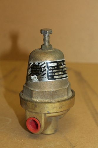 Pressure regulator valve, Small back pressure, 3/8&#034; 40-80 psi, FRM2, Cash