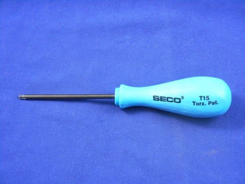NEW Seco Carboloy T15 T-15 x 3&#034; Blade Torx Screwdriver - Expedited Shipping