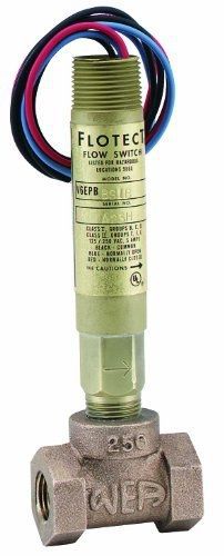 Dwyer Flotect Series V6 Mini-Size Flow Switch, Brass Upper and Lower Housing,