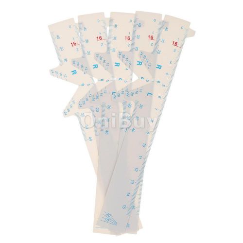 Optical Pupil Distance Ruler Plastic Ophthalmic PD Ruler with Dam Board