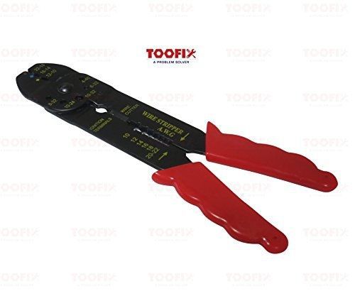Toofix 8&#034; Crimping Tool, Bolt Threader, Wire Cutter, Wire Stripper.