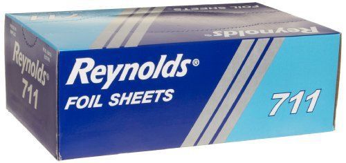 Reynolds 711 10-3/4&#034; Length x 9&#034; Width, Plain InterFolded Foil Sheet (6 Packs