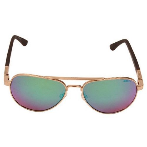 Revo brand group re 1011 04 gn raconteur sunglasses gold frames green lens for sale