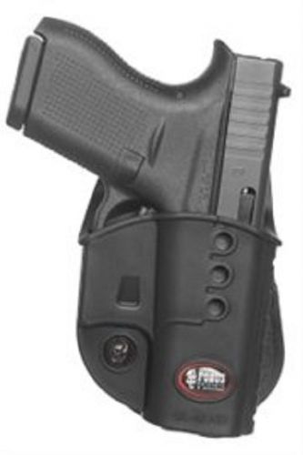 Fobus GL42ND Black Right Handed Evolution Paddle Holster Fits Glock 42