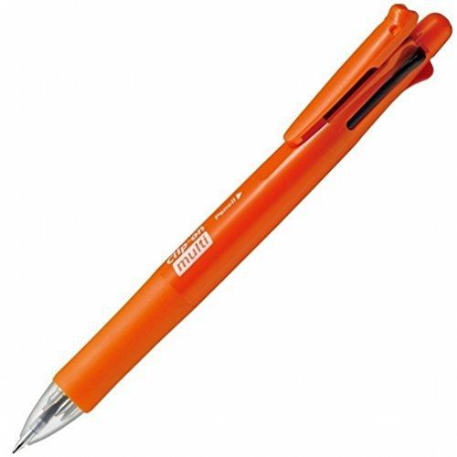 Zebra Clip-On Multi-Functional Pen, Powerful Orange Barrel (B4SA1-POR)