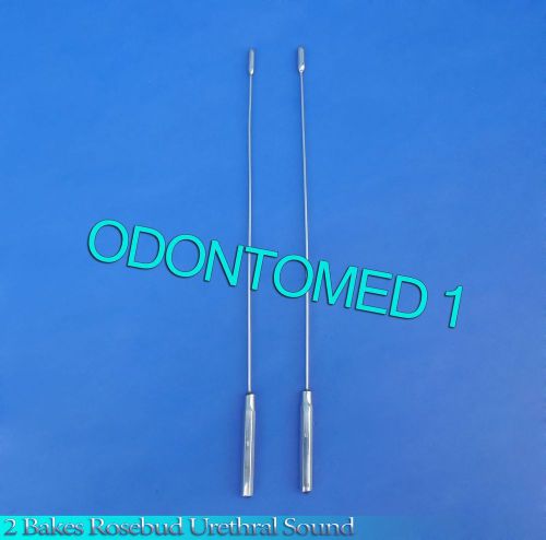 2 Pcs Bakes Rosebud Urethral Sounds 5mm+6mm