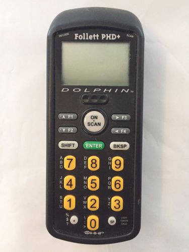 Dolphin Follett PHD+ Barcode scanner 90011180F Untested No Cradle - Free Ship!