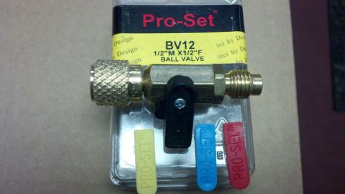CPS PRODUCTS, R134A, BALL VALVE, BV12, 1/2&#034; ACME, R-134A, 3 COLOR HANDLE INSERTS