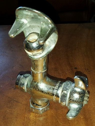 Vintage haws chrome drinking fountain spring loaded handle &amp; spigot berkeley ca for sale