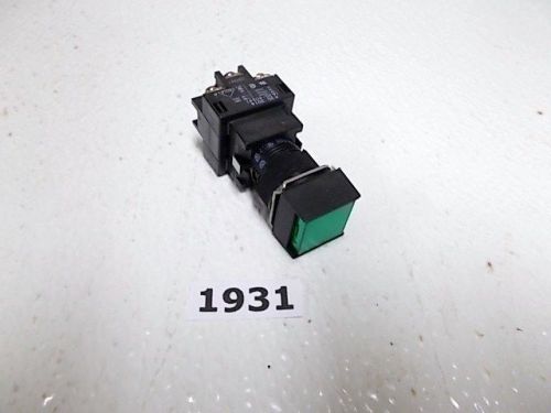 Omron a3g-3014 green illuminated push button switch for sale