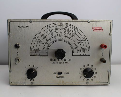 EICO  Sine &amp; Square Wave Audio Generator 377  Vintage